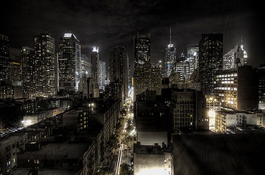 NYC Fairy Tale Dark and Stormy Night